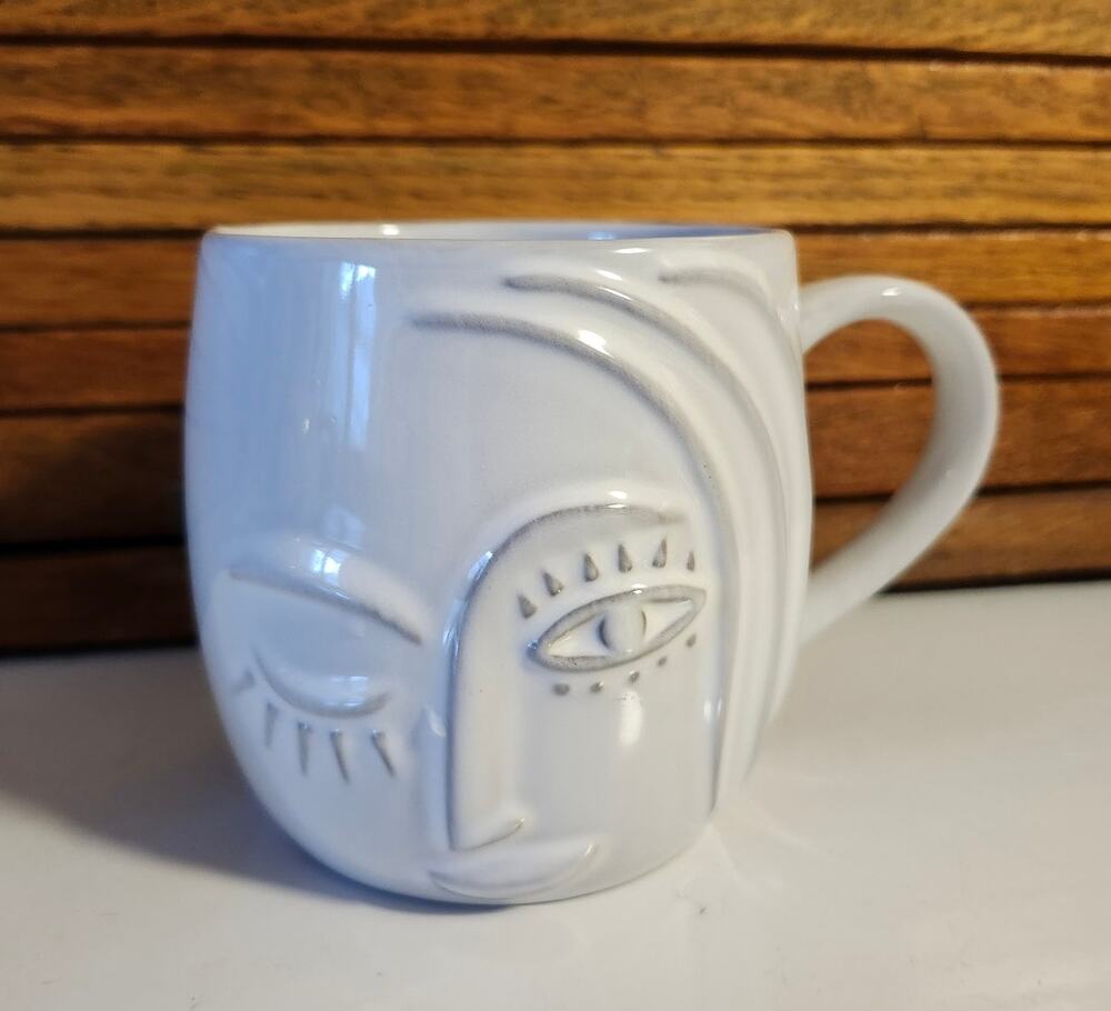 Starbucks 3D Winking Mermaid Tail Anniversary Siren Coffee Mug Cup Embossed 2013